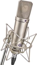 Micro statique large membrane Neumann U87 Ai  Studio Set - Nickel