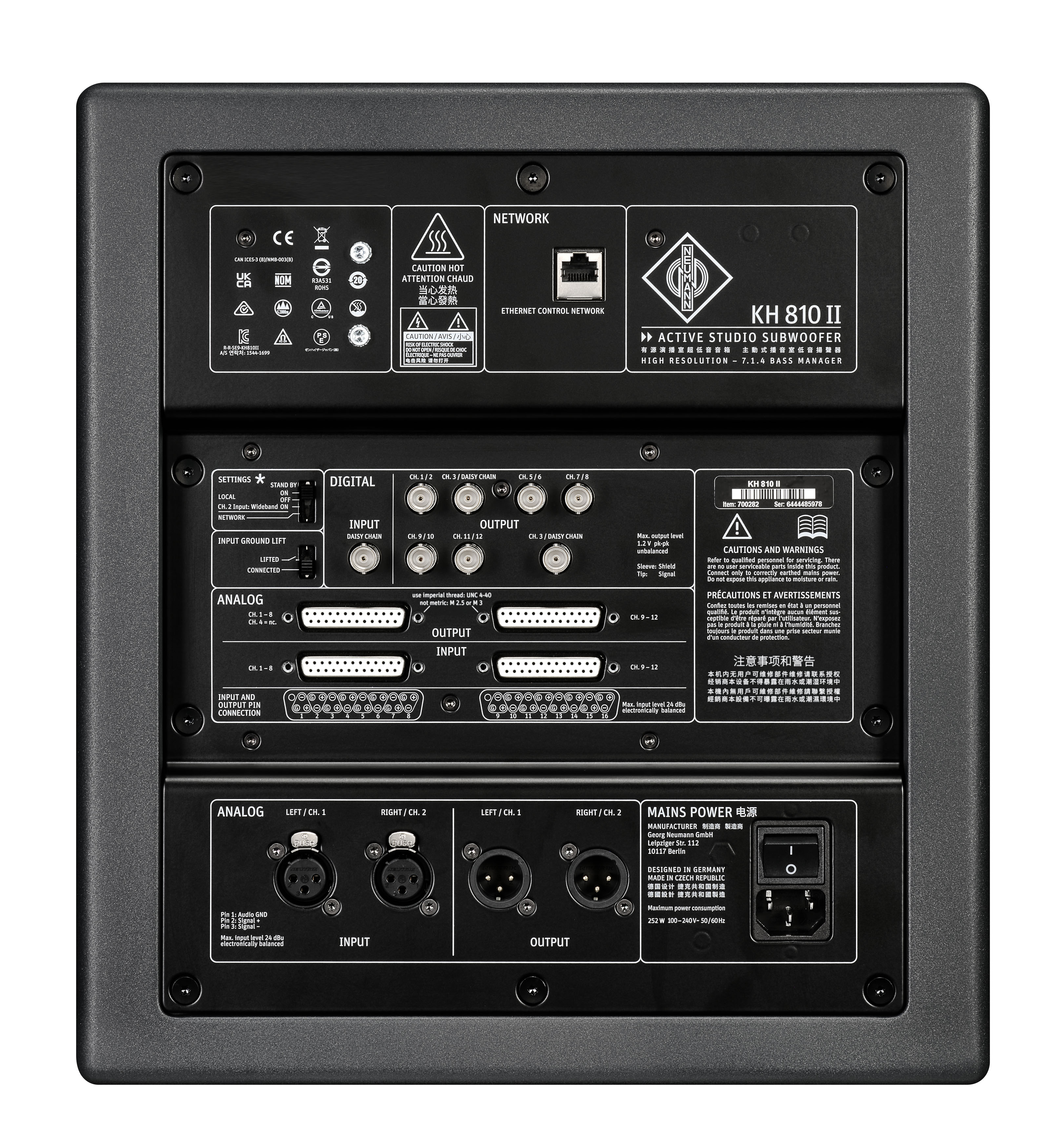 Neumann Kh 810 Ii - Caisson Sub Sono Actif - Variation 1