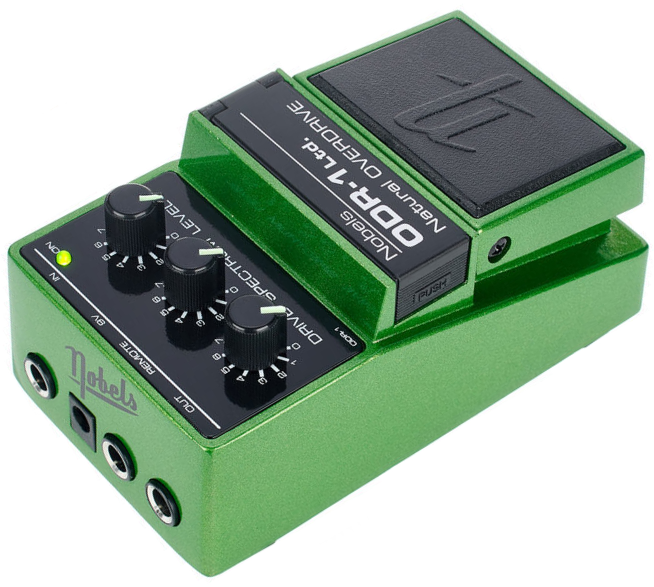 Nobels Odr-1 Ltd Natural Overdrive Dark Sparkle Green - PÉdale Overdrive / Distortion / Fuzz - Variation 2