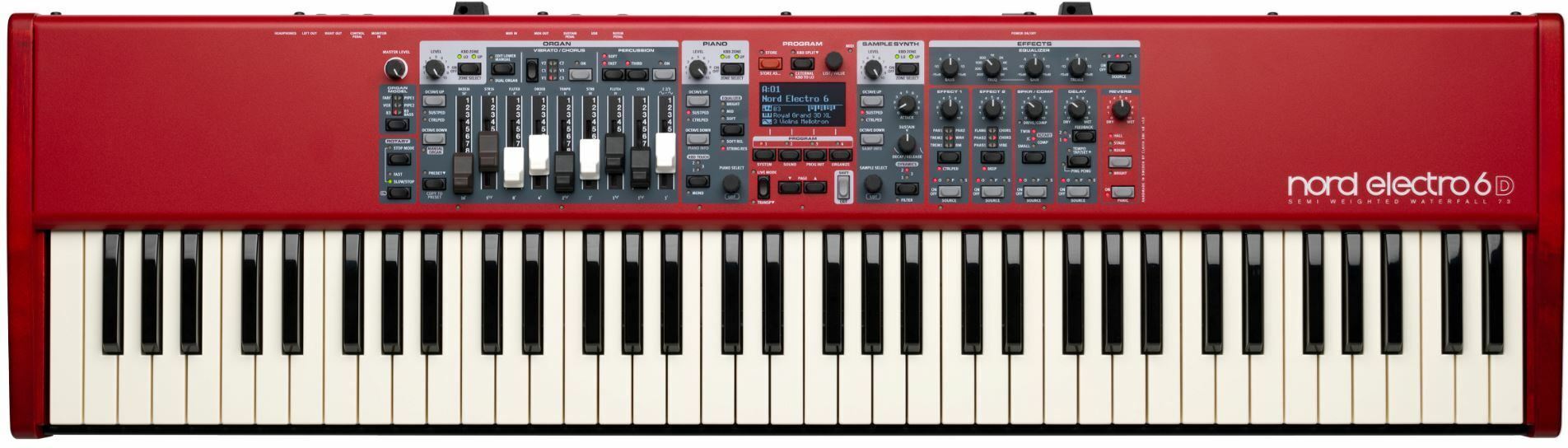 Nord Electro 6d 73 - Rouge - Clavier De ScÈne - Main picture