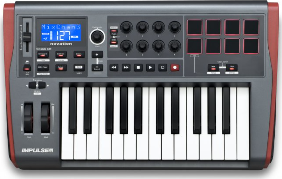 Novation Impulse 25 - Clavier MaÎtre - Main picture