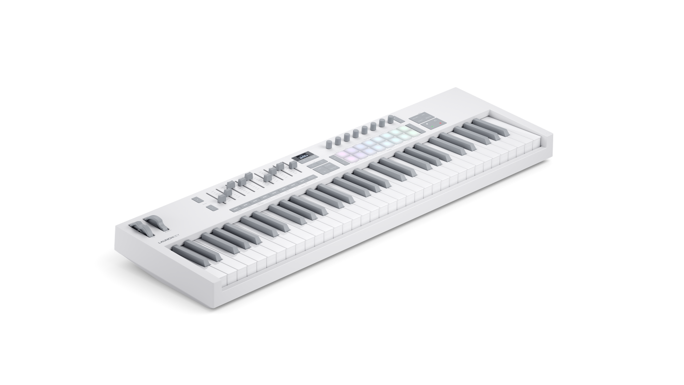 Novation Launchkey 61 Mk4 White - Clavier MaÎtre - Variation 2