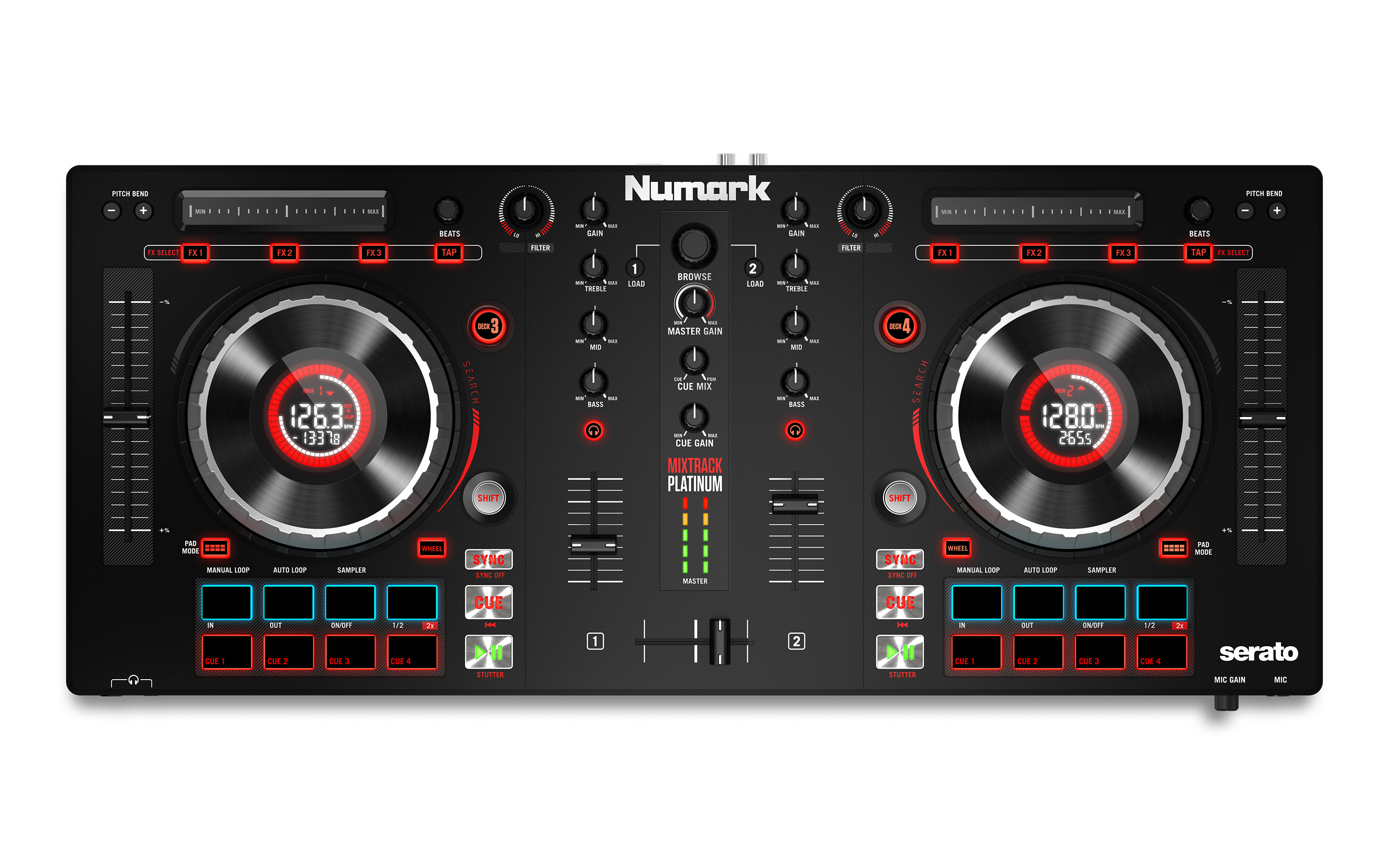 Numark Mixtrack Platinum + Numark Mixtrack Case - Pack Dj - Variation 1