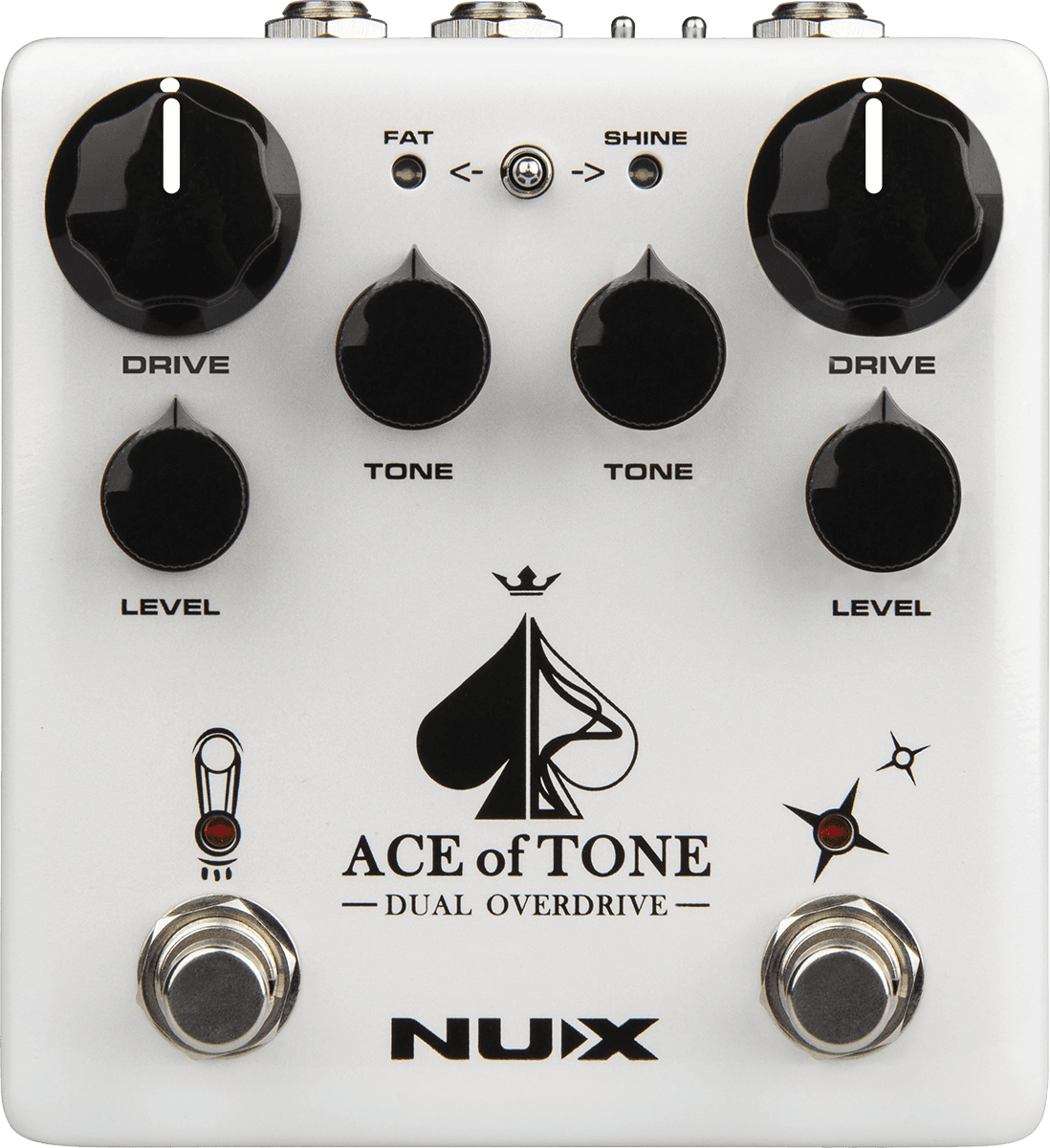 Nux Ace Of Tone Dual Overdrive - PÉdale Overdrive / Distortion / Fuzz - Main picture