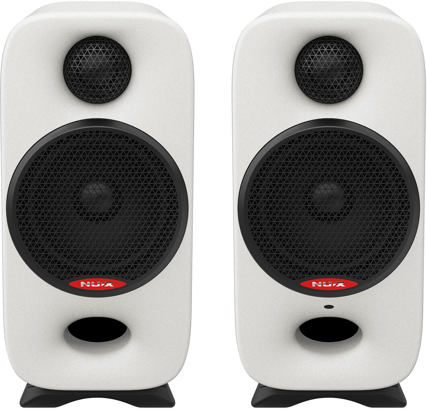 Nux Axon 3 Blanche - La Paire - Enceinte Monitoring Active - Main picture