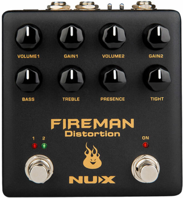 Nux Fireman Dual Channel Distortion Verdugo - PÉdale Overdrive / Distortion / Fuzz - Main picture