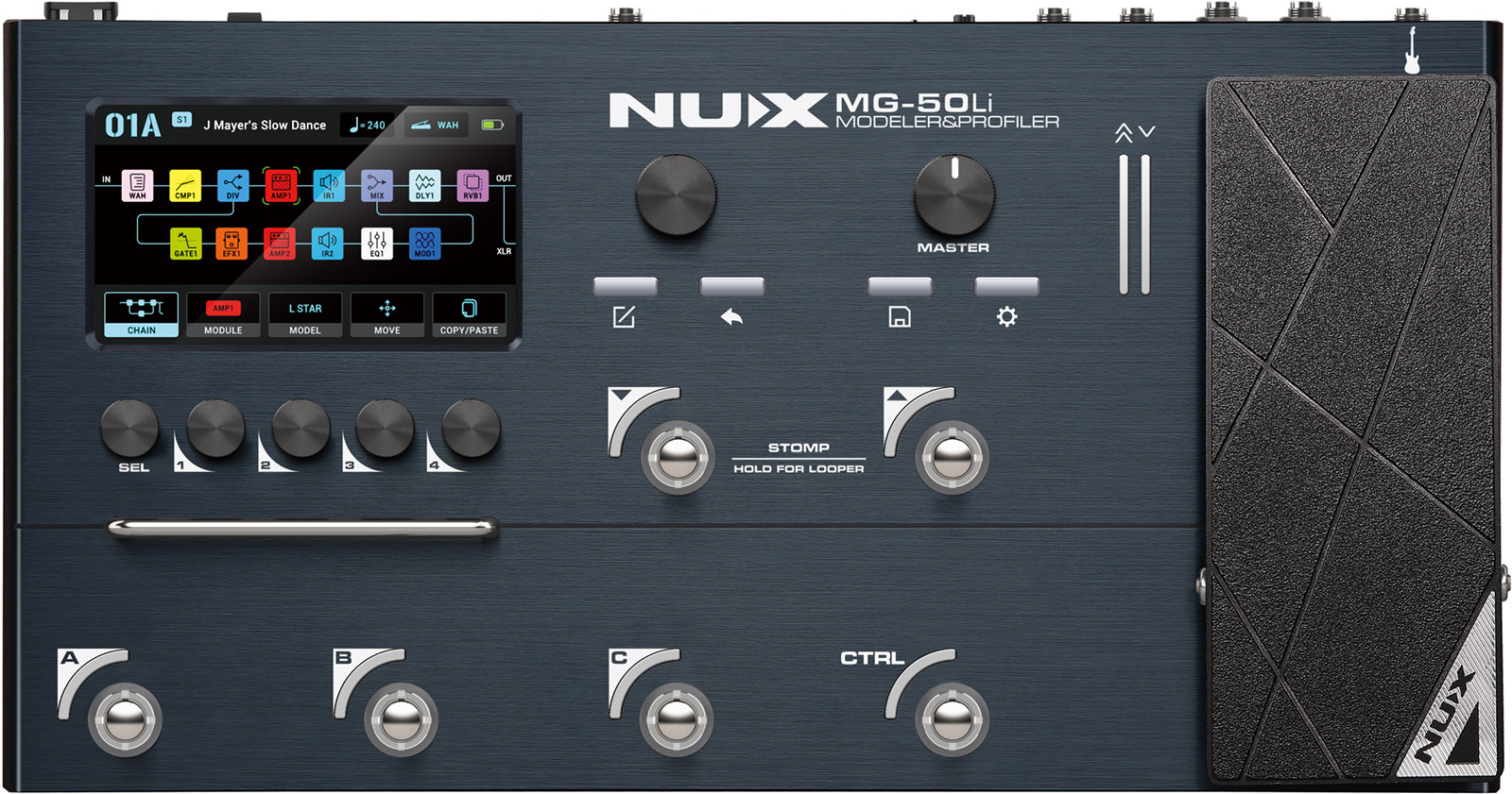Nux Mg50 Li Guitar & Bass - Multi Effet Guitare Électrique - Main picture