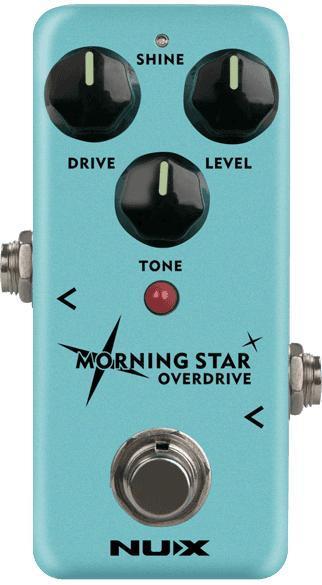 Pédale overdrive / distortion / fuzz Nux                            Morning Star-OD Mini