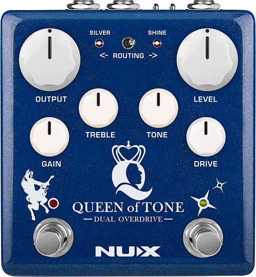 Nux Queen Of Tone Dual Overdrive - PÉdale Overdrive / Distortion / Fuzz - Main picture