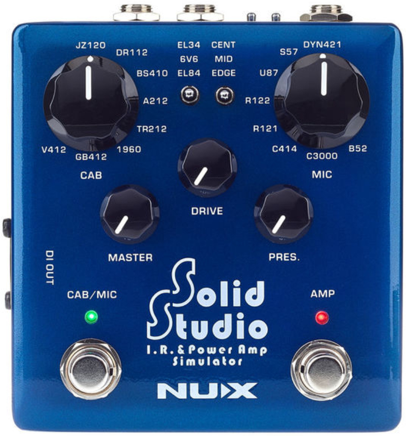 Nux Solid Studio Nss-5 Ir & Power Amp Simulator - Simulateur Baffle / Haut Parleur - Main picture