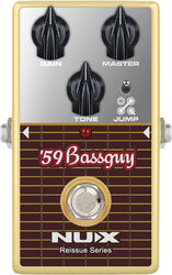 Pédale overdrive / distortion / fuzz Nux                            '59 Bassguy