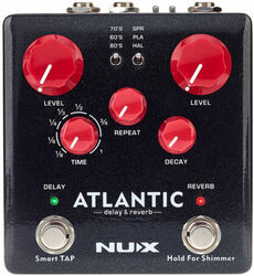 Pédale reverb / delay / echo Nux                            Atlantic NDR-5 Delay & Reverb