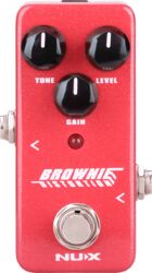 Pédale overdrive / distortion / fuzz Nux                            BROWNIE MINI CORE DISTORTION