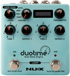 Pédale reverb / delay / echo Nux                            Duotime NDD-6 Dual Delay Engine