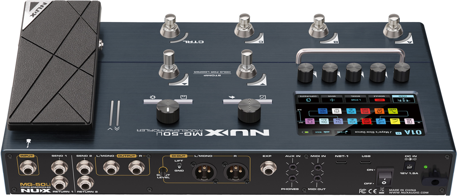 Nux Mg50 Li Guitar & Bass - Multi Effet Guitare Électrique - Variation 3