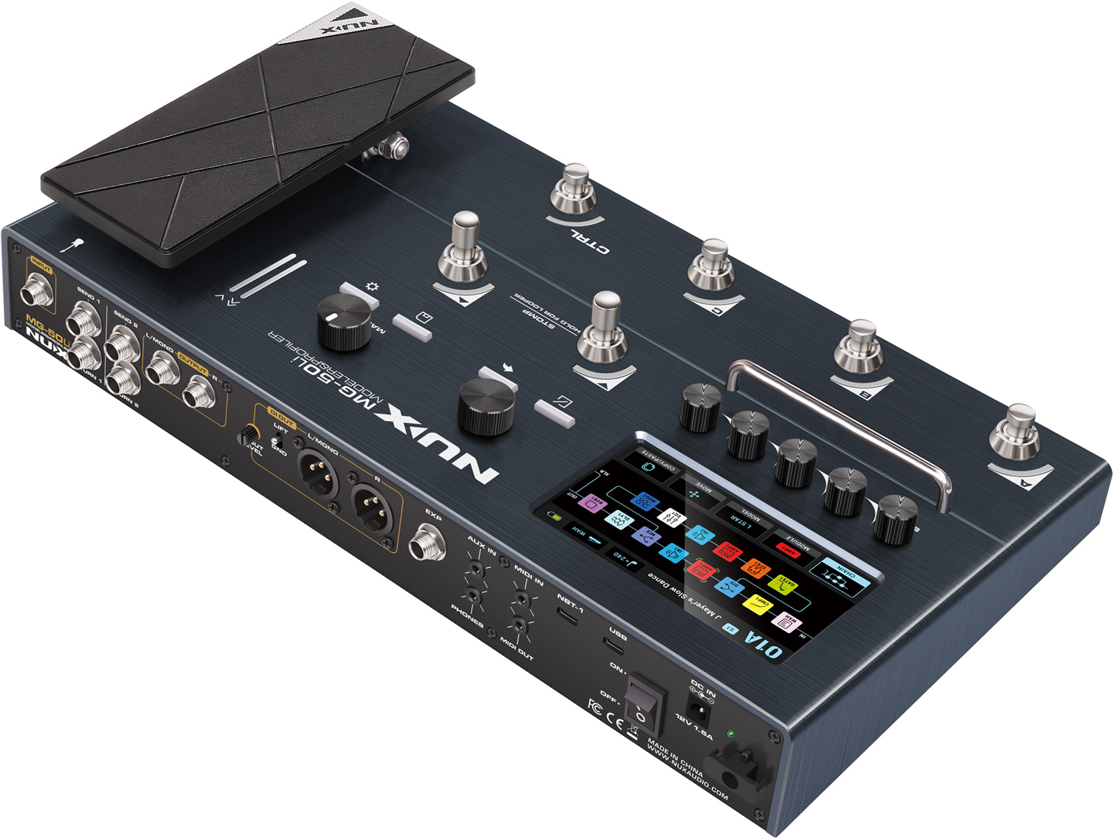 Nux Mg50 Li Guitar & Bass - Multi Effet Guitare Électrique - Variation 5