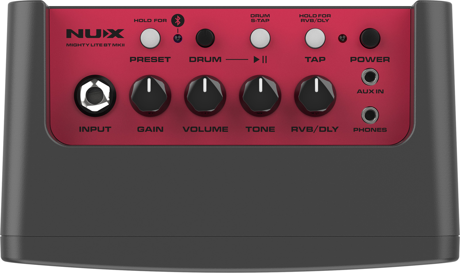 Nux Mightylite Bt Mk2 Gray 3w - Ampli Guitare Électrique Combo - Variation 1