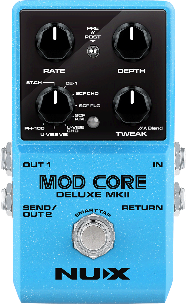 Nux Mod Core Deluxe Mk2 - PÉdale Chorus / Flanger / Phaser / Tremolo - Main picture