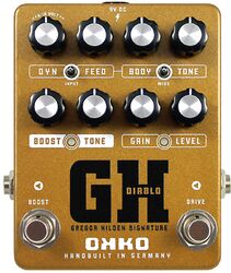 Pédale overdrive / distortion / fuzz Okko Gregor Hilden Diablo GH Overdrive