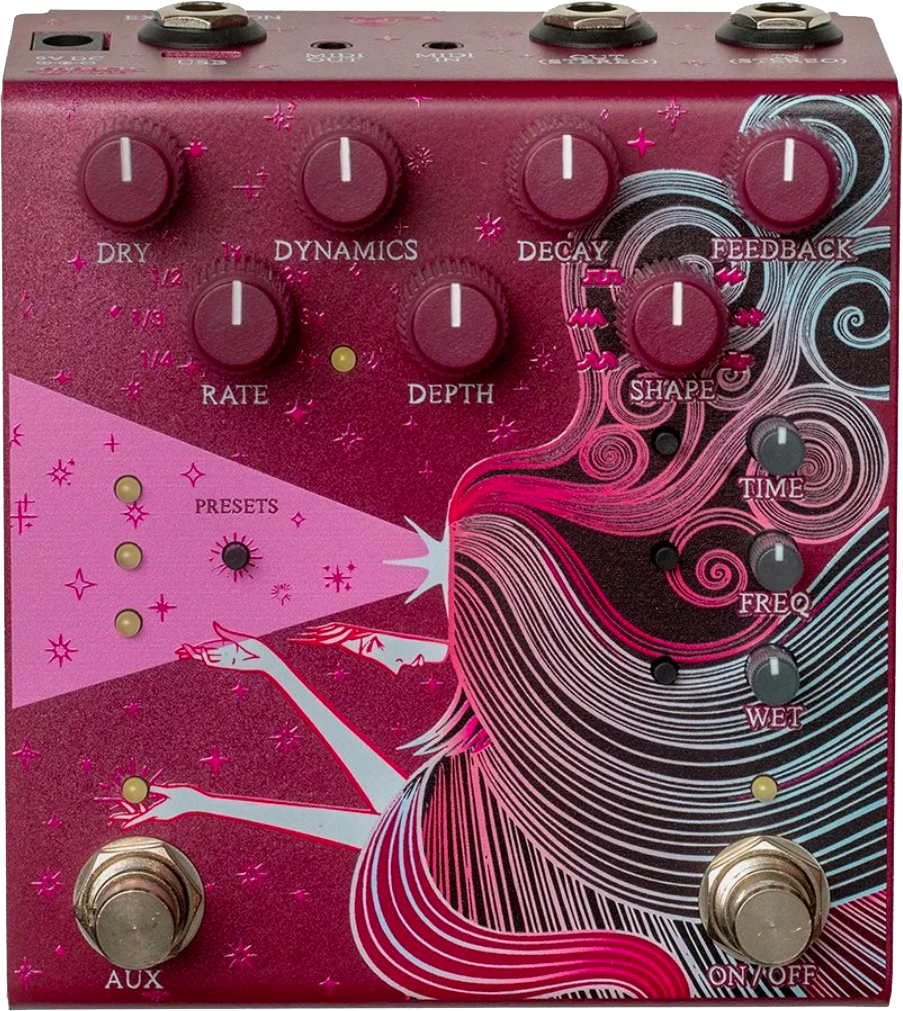 Old Blood Noise Sunlight Stereo Reverb Maroon - PÉdale Reverb / Delay / Echo - Main picture