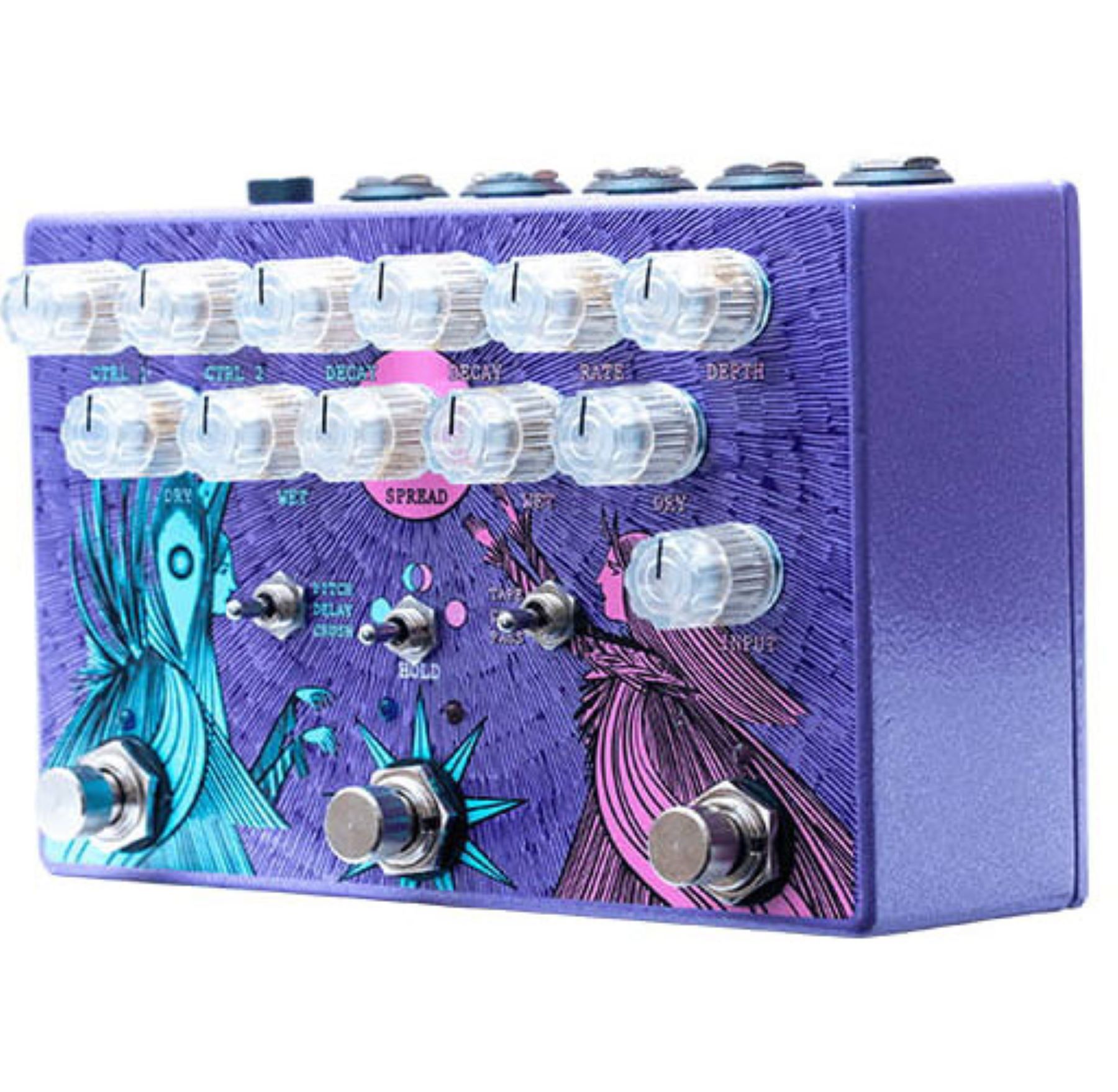 Old Blood Noise Dark Light Ltd Dual Reverb - PÉdale Reverb / Delay / Echo - Variation 1