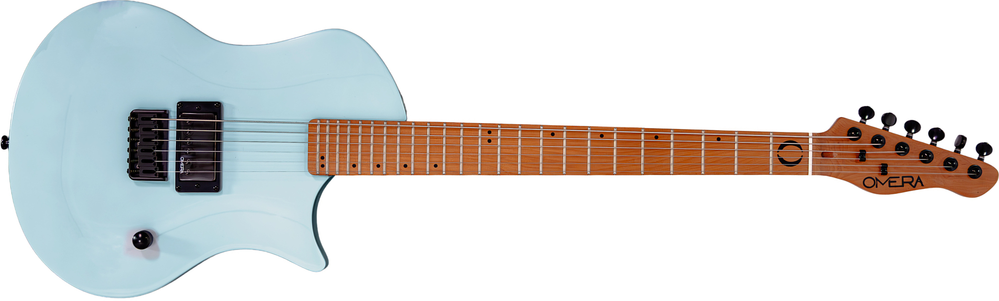 Omera Guitars Lesly 1h Ht Mn - Blue Iceberg - Guitare Électrique Single Cut - Main picture