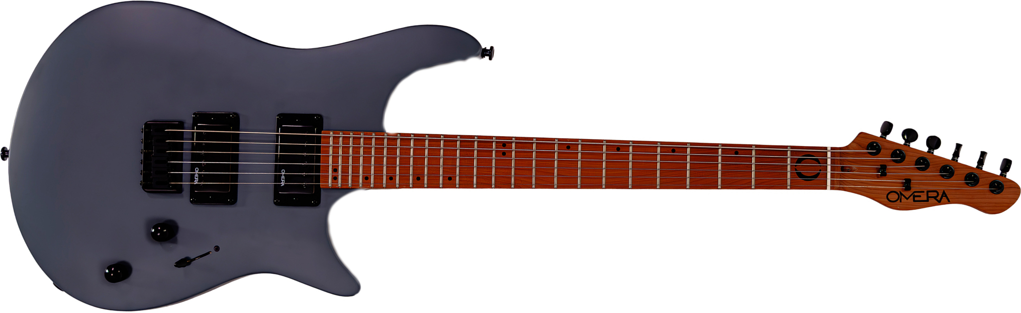 Omera Guitars Lucy 2h Ht Mn - Dark Grey - Guitare Électrique Forme Str - Main picture