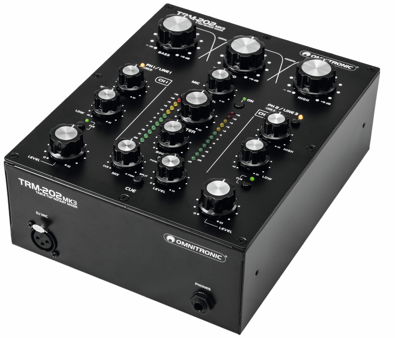 Omnitronic Trm-202mk3 2-channel Rotary Mixer - Table De Mixage Dj - Variation 1