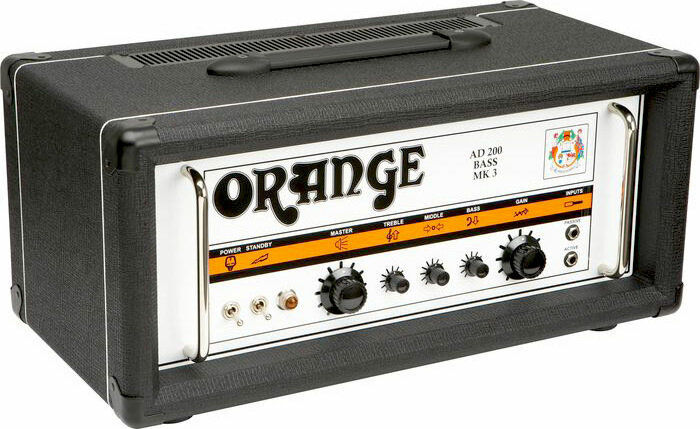 Orange Ad200b Mkiii Head 200w Black - TÊte Ampli Basse - Main picture