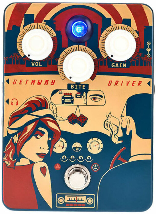 Orange Getaway Driver Overdrive Cab Sim - PÉdale Overdrive / Distortion / Fuzz - Main picture