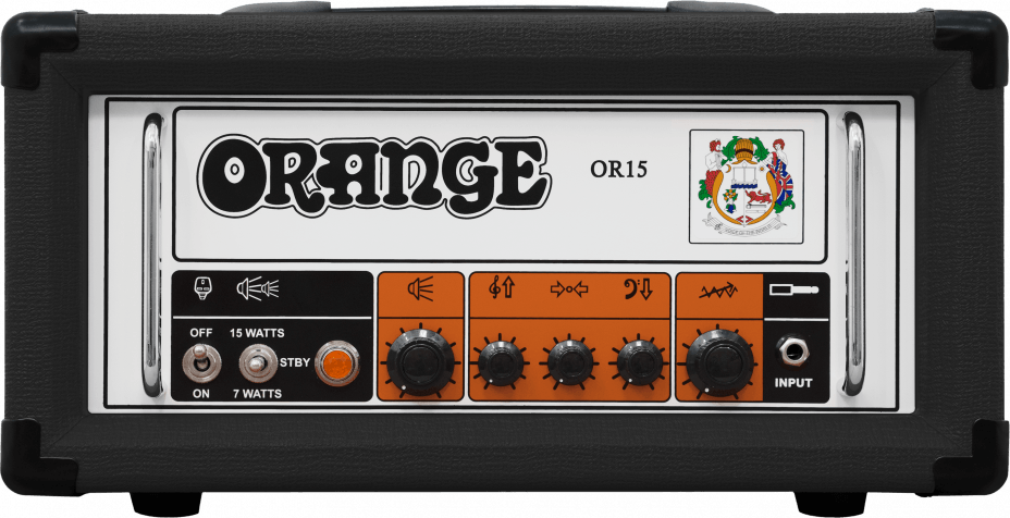 Orange Or15 Head 15w Black - Ampli Guitare Électrique TÊte / PÉdale - Main picture