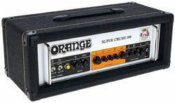Ampli guitare électrique tête / pédale Orange Super Crush 100 Head - Black