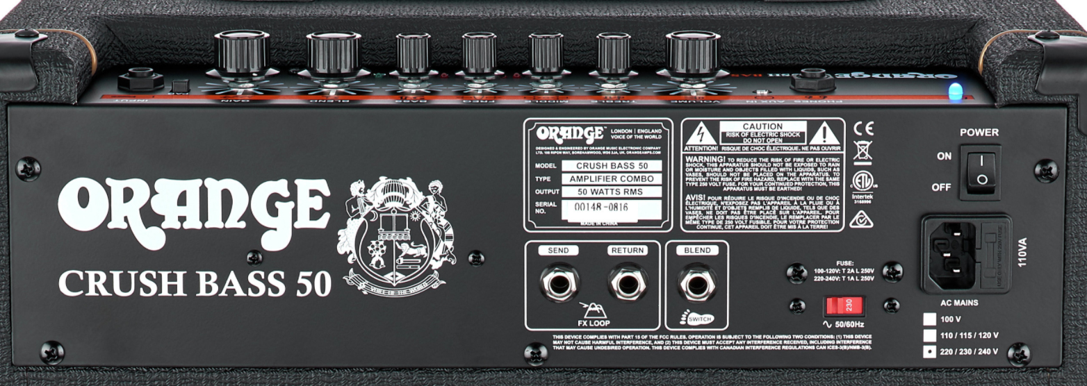 Orange Crush Bass 50 1x12 50w Black - Combo Ampli Basse - Variation 3