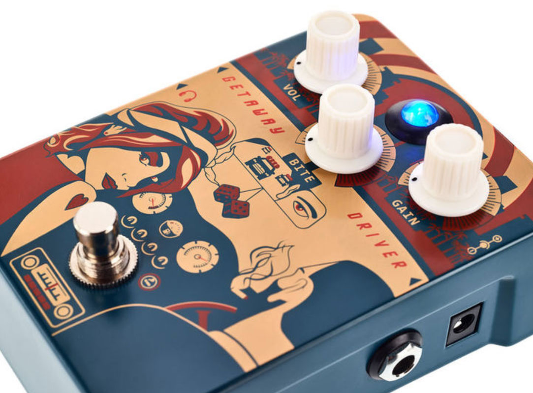 Orange Getaway Driver Overdrive Cab Sim - PÉdale Overdrive / Distortion / Fuzz - Variation 1