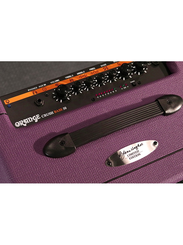 Orange Glenn Hughes Crush Bass 50 Signature 50w 1x12 Deep Purple - Combo Ampli Basse - Variation 2
