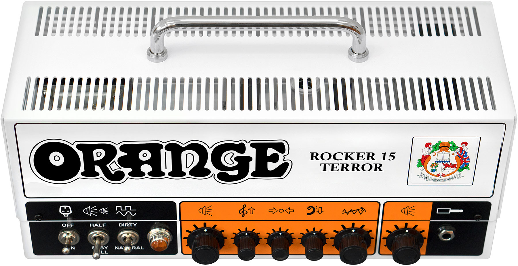 Orange Rocker 15 Terror Head 0.5/1/7/15w - Ampli Guitare Électrique TÊte / PÉdale - Variation 2