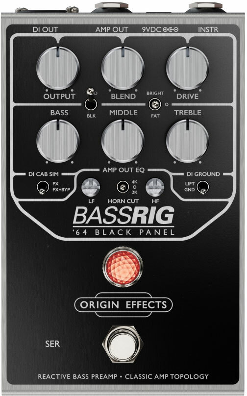 Origin Effects Bassrig 1964 Black Panel Preamp - Preampli Basse - Main picture