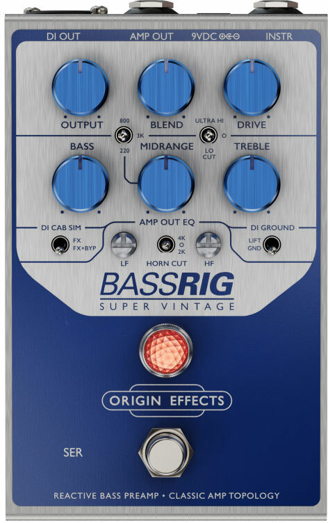 Origin Effects Bassrig Super Vintage Preamp - Preampli Basse - Main picture