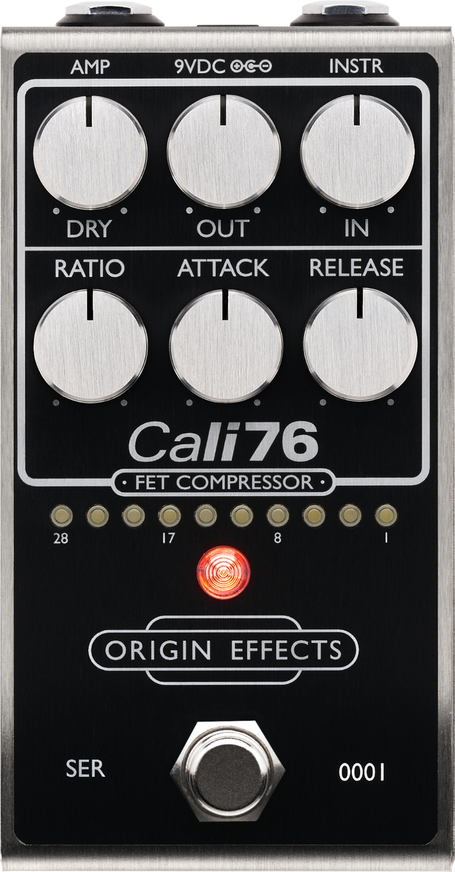 Origin Effects Cali76 Fet Compressor Black 2024 - PÉdale Compression / Sustain / Noise Gate - Main picture