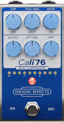 Pédale compression / sustain / noise gate basse Origin effects Cali76 Bass Compressor Super Vintage Blue