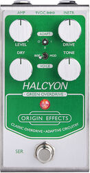 Pédale overdrive / distortion / fuzz Origin effects Halcyon Green Overdrive