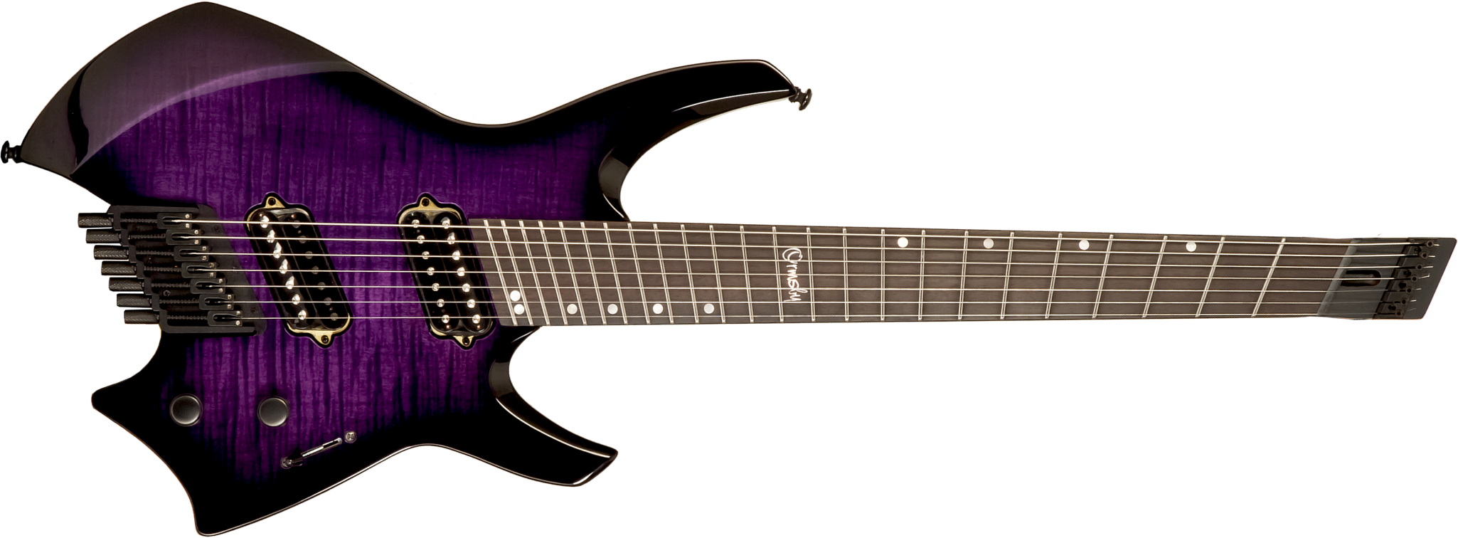 Ormsby Goliath Headless Gtr Run 17 7c Multiscale 2h Ht Eb - Purr Pull - Guitare Électrique Multi-scale - Main picture