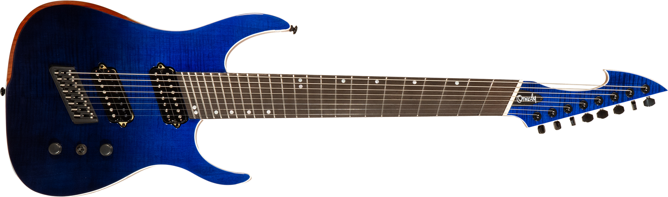 Ormsby Hype Gtr 8 Ltd Run 16 8c Multiscale 2h Ht Eb #gtr07665 - Sky Fall - Guitare Électrique 8 Et 9 Cordes - Main picture