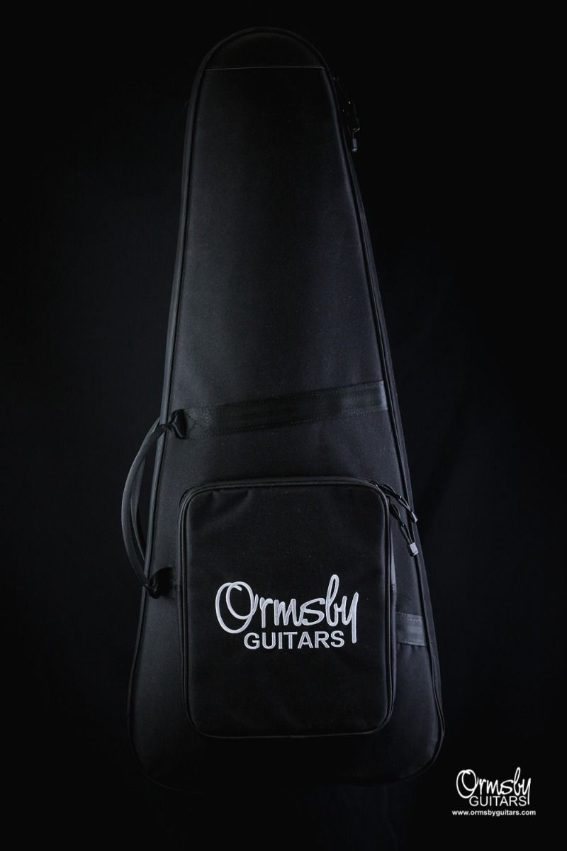 Ormsby Goliath Headless Gtr 6c Multiscale 2h Ht Eb - Tuxedo Black - Guitare Électrique Forme Str - Variation 3