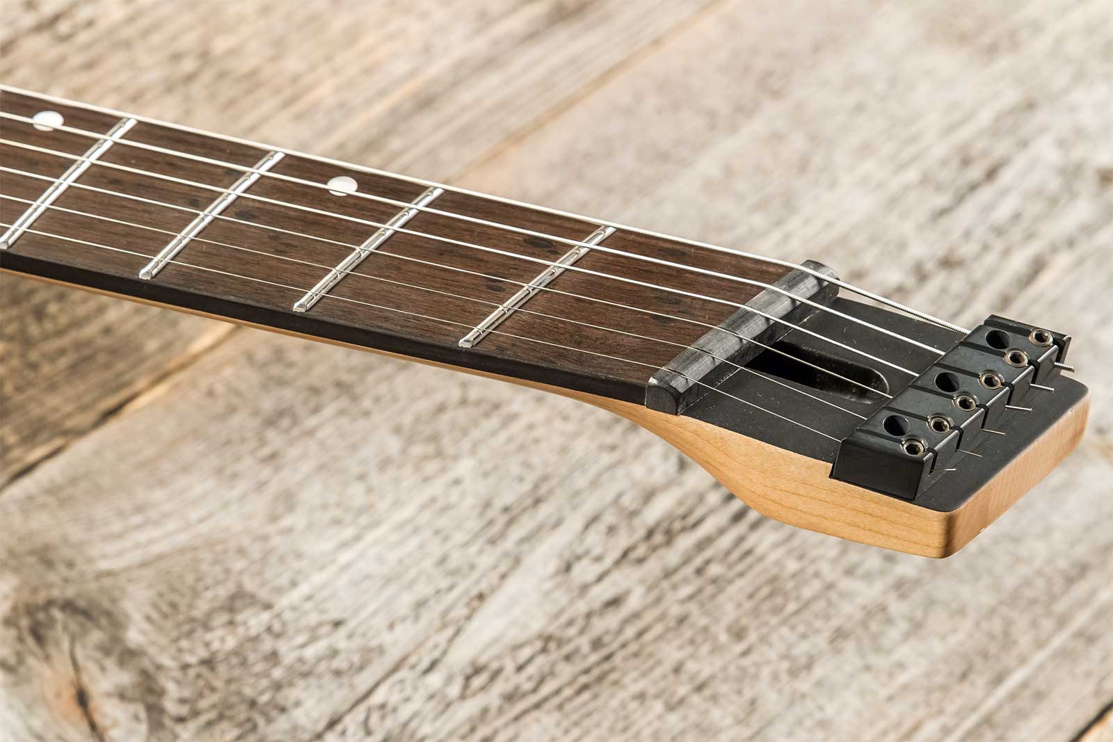 Ormsby Goliath Headless Gtr Run 17 6c Multiscale 2h Ht Eb - Dahlia Black - Guitare Électrique Multi-scale - Variation 6