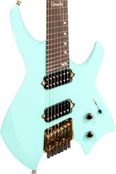 Guitare électrique multi-scale Ormsby Goliath Headless GTR 7 Run 14C - Sea foam