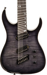 Guitare électrique multi-scale Ormsby Hype GTR 7 Swamp Ash - Dahlia black