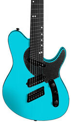 Guitare électrique multi-scale Ormsby TX GTR Carbon 7-string - Azure blue