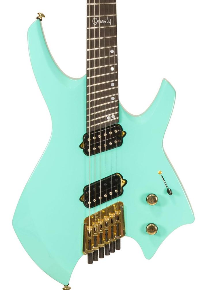 Guitare électrique multi-scale Ormsby Goliath Headless GTR 6 Run 14C - Sea foam