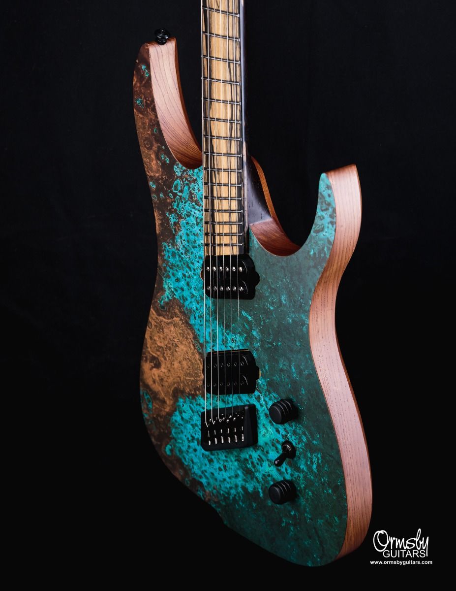 Ormsby Hype Gtr Elite 8c Multiscale 2h Ht Eb - Copper Print - Guitare Électrique Multi-scale - Variation 3